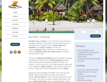 Tablet Screenshot of paradisecove-aitutaki.com